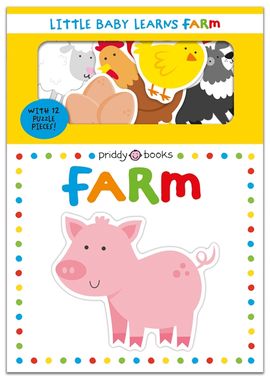 Book cover for Little Baby Learns: Farm