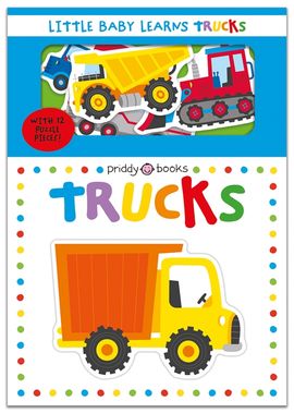 Book cover for Little Baby Learns: Trucks