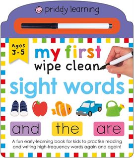 Book cover for My First Wipe Clean Sight Words