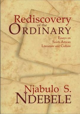 Book cover for Rediscovery of the Ordinary