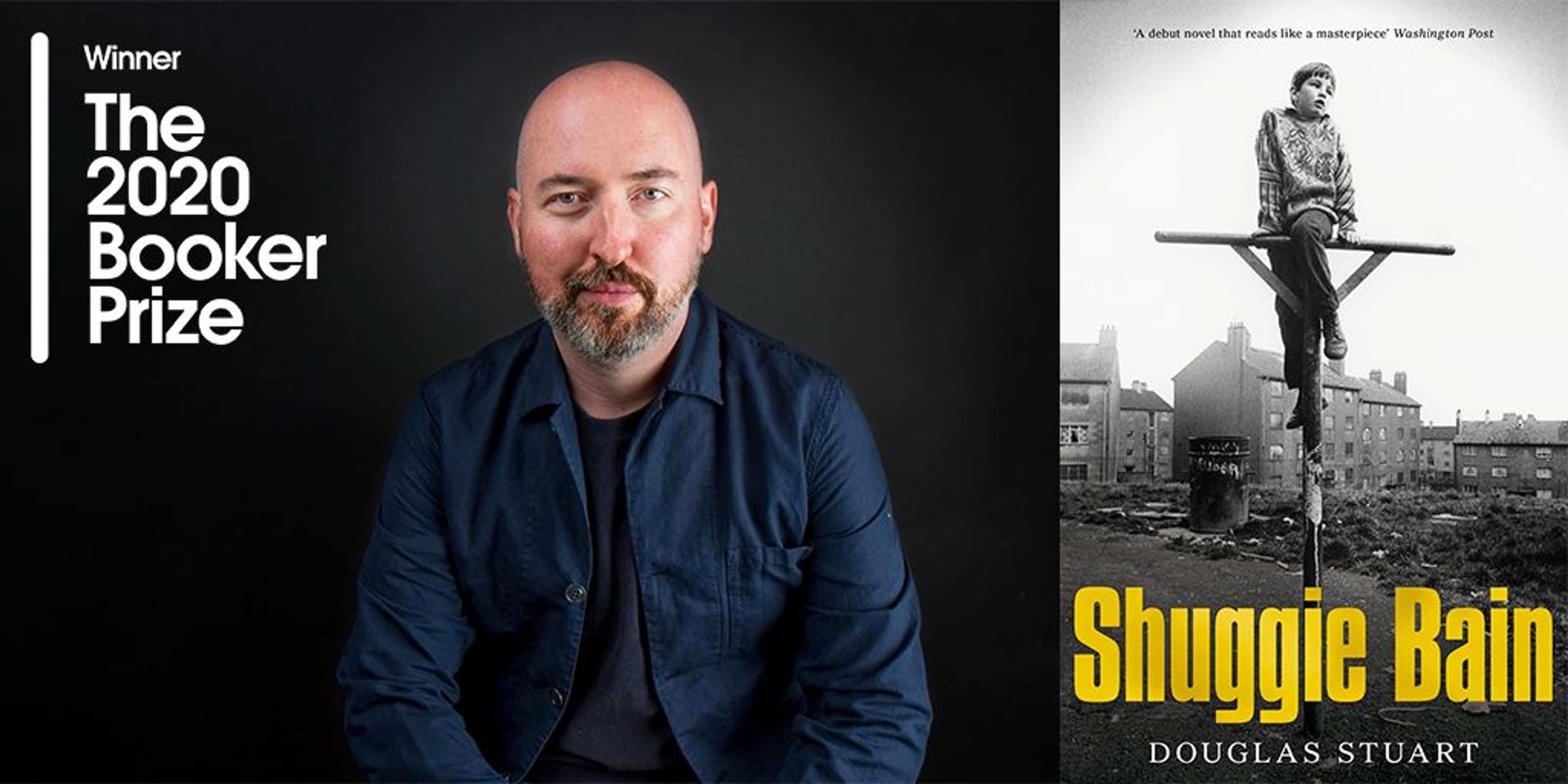 Douglas Stuart wins the 2020 Booker Prize for his debut novel, Shuggie Bain