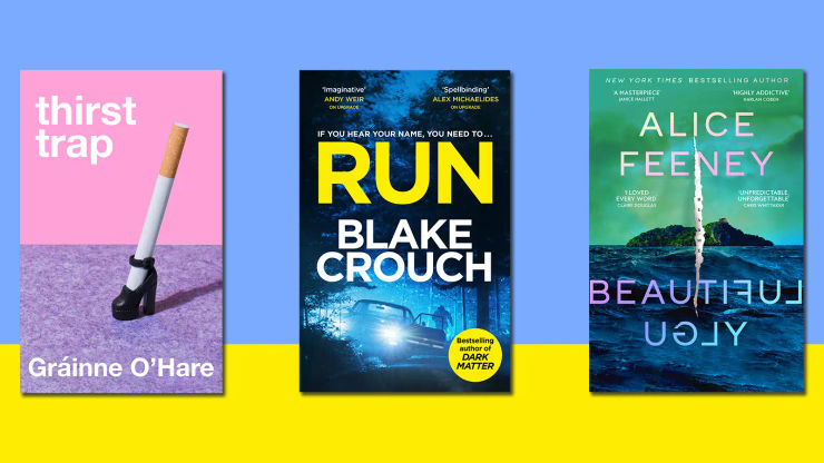 Book covers for Thirst Trap, Run and Beautiful Ugly