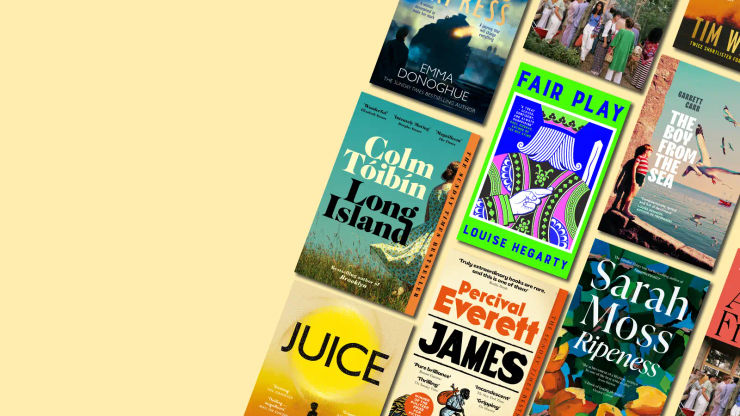 Book covers for Long Island, Fair Play, Juice, James, Ripeness, The Paris Express, The Boy From the Sea and Among Friends