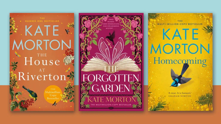 Three book covers in a row