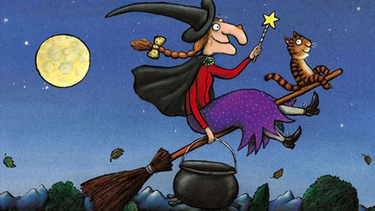 Room on the Broom illustration by Axel Scheffler