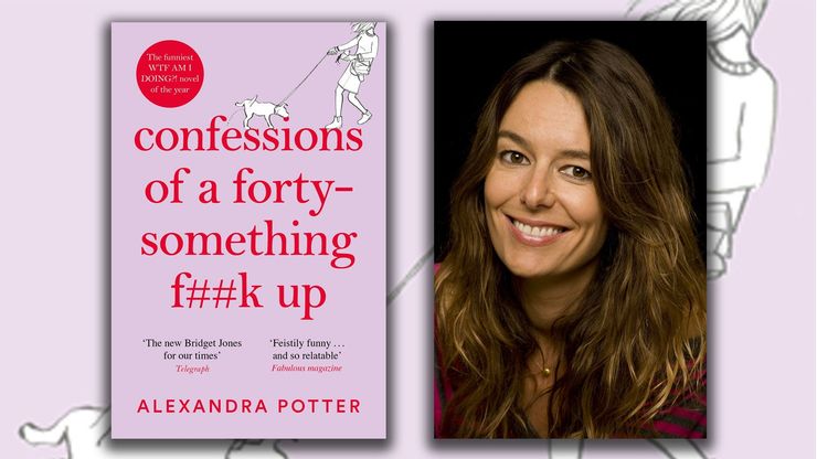 Cover art alongside a photograph of Alexandra Potter