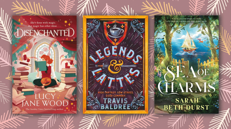 Three books on an autumnal, leafy background