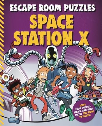 Book cover for Escape Room Puzzles: Space Station X