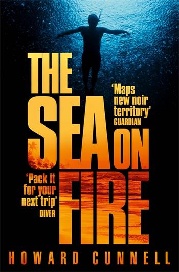 Book cover for The Sea on Fire