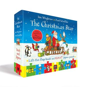 Book cover for The Christmas Bear Book and Jigsaw Set