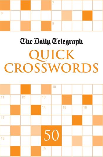 Book cover for Daily Telegraph Quick Crosswords 50