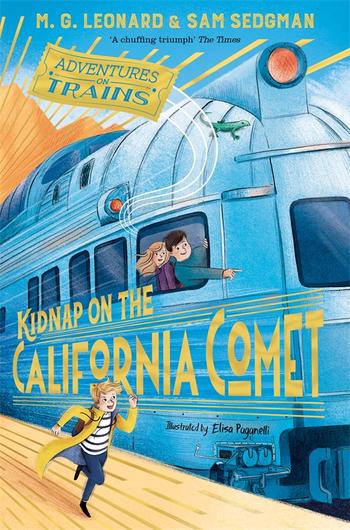Book cover for Kidnap on the California Comet