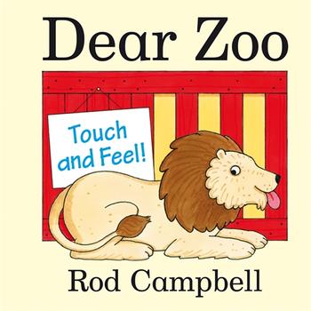 Book cover for Dear Zoo Touch and Feel Book