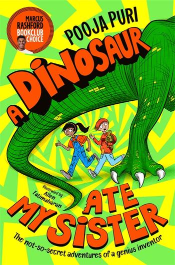 Book cover for A Dinosaur Ate My Sister