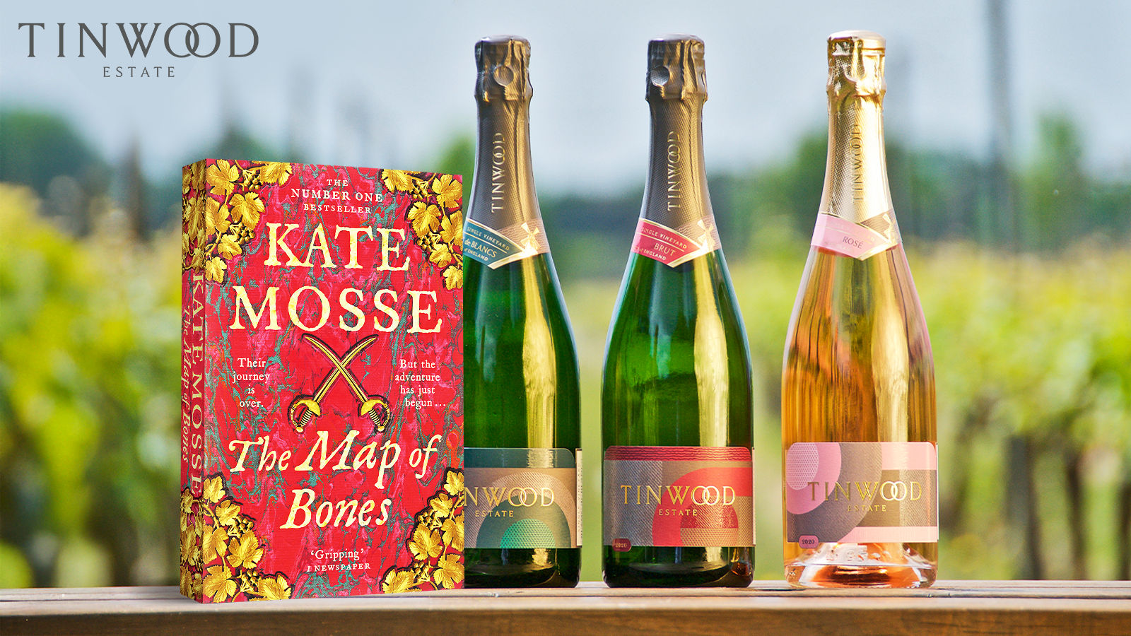 The Map of Bones book alongside Tinwood Estate