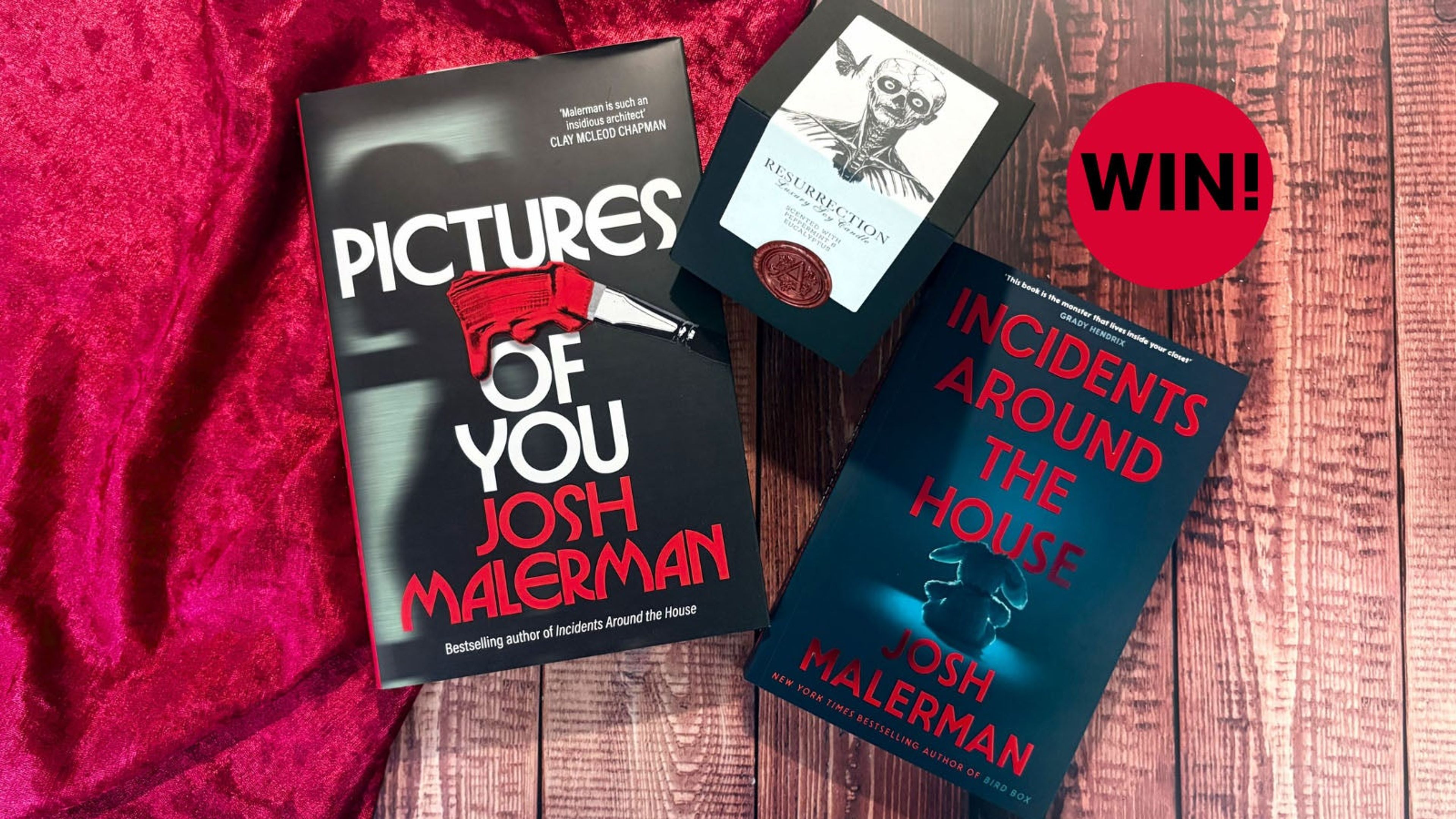 Josh Malerman Horror book bundle giveaway prizes