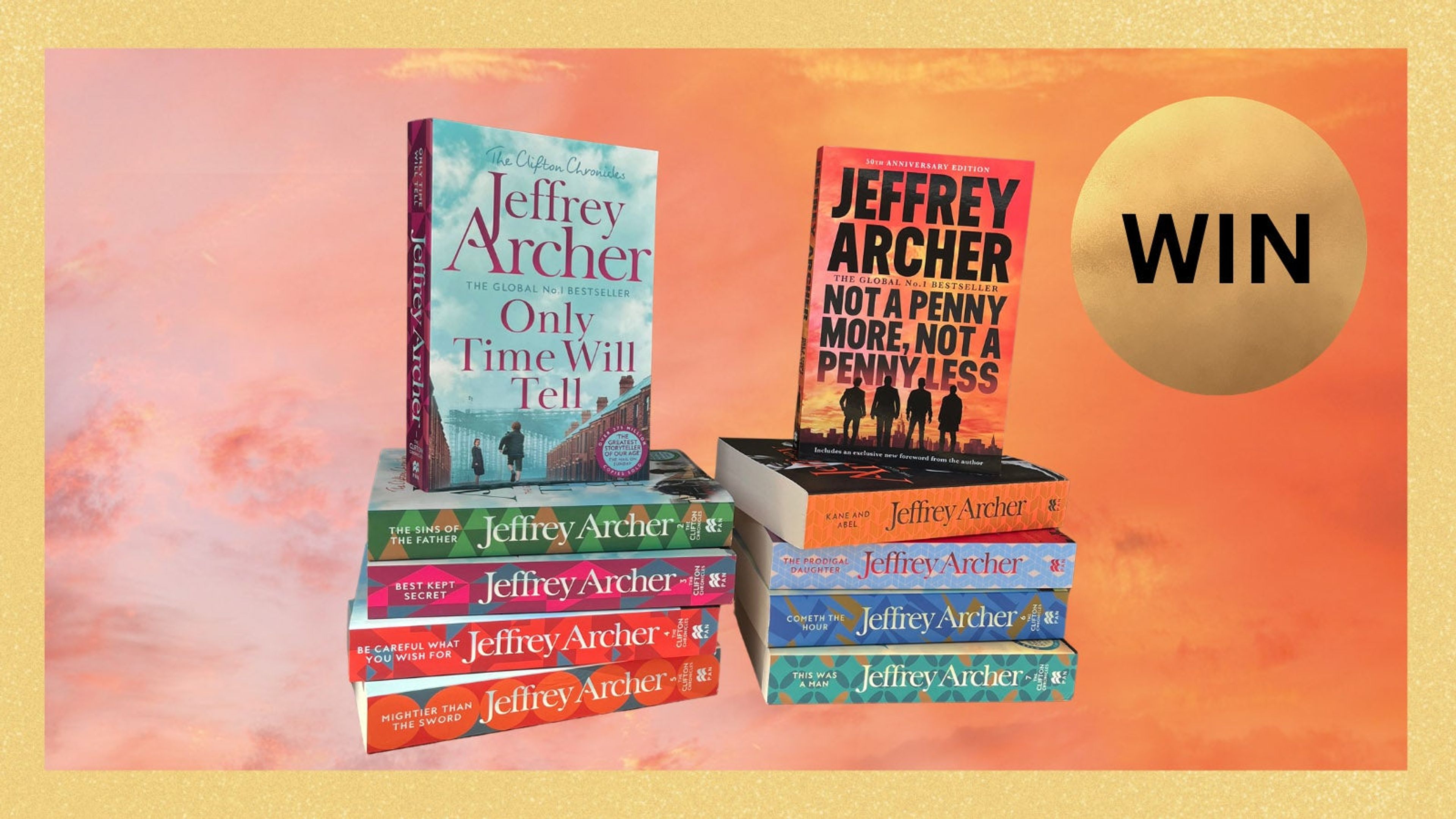 Jeffery Archer Giveaway Prizes - WIN!