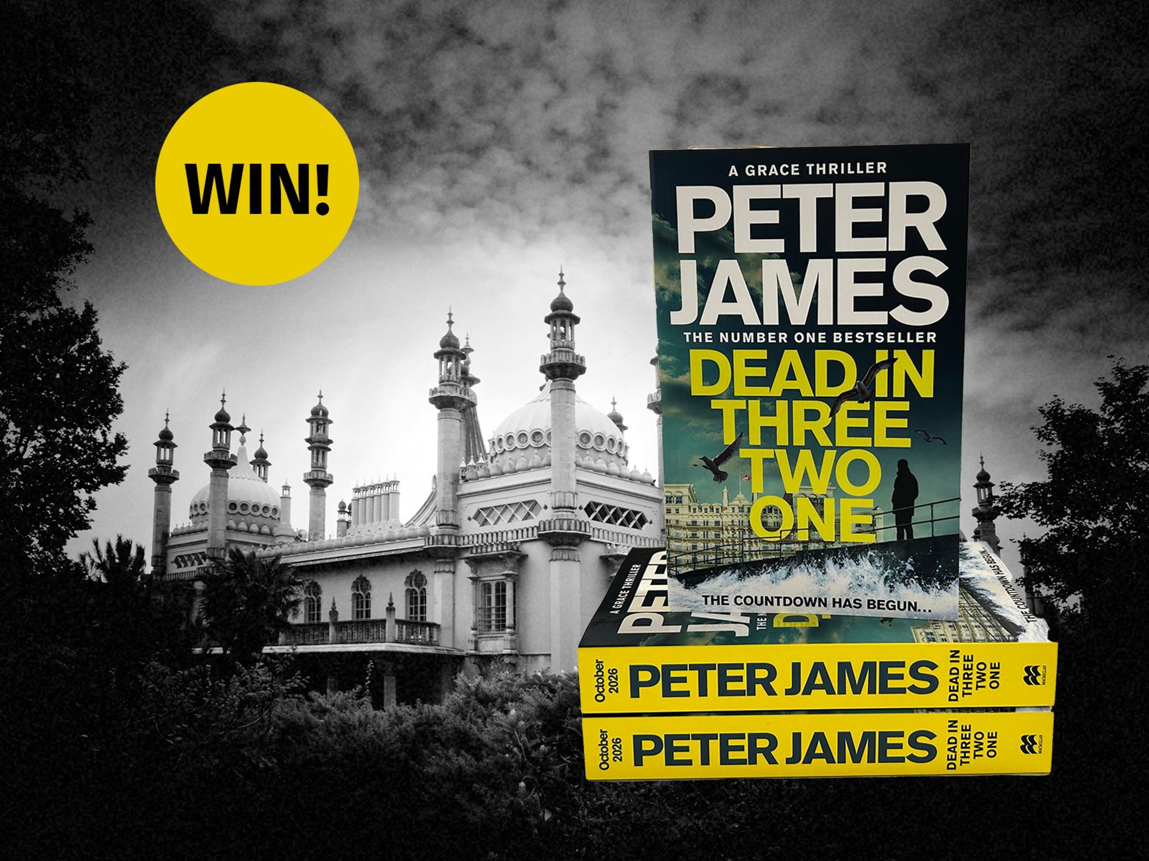 Dead in Three Two One by Peter James - Proof Giveaway - WIN!