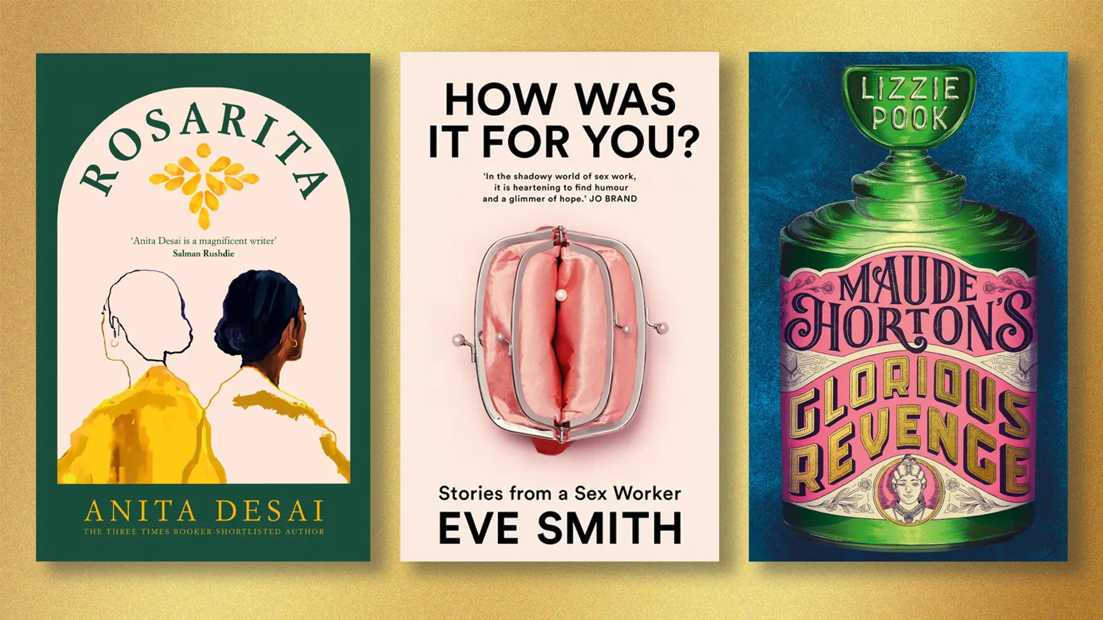 Rosarita, How Was it For You? and Maude Horton book covers
