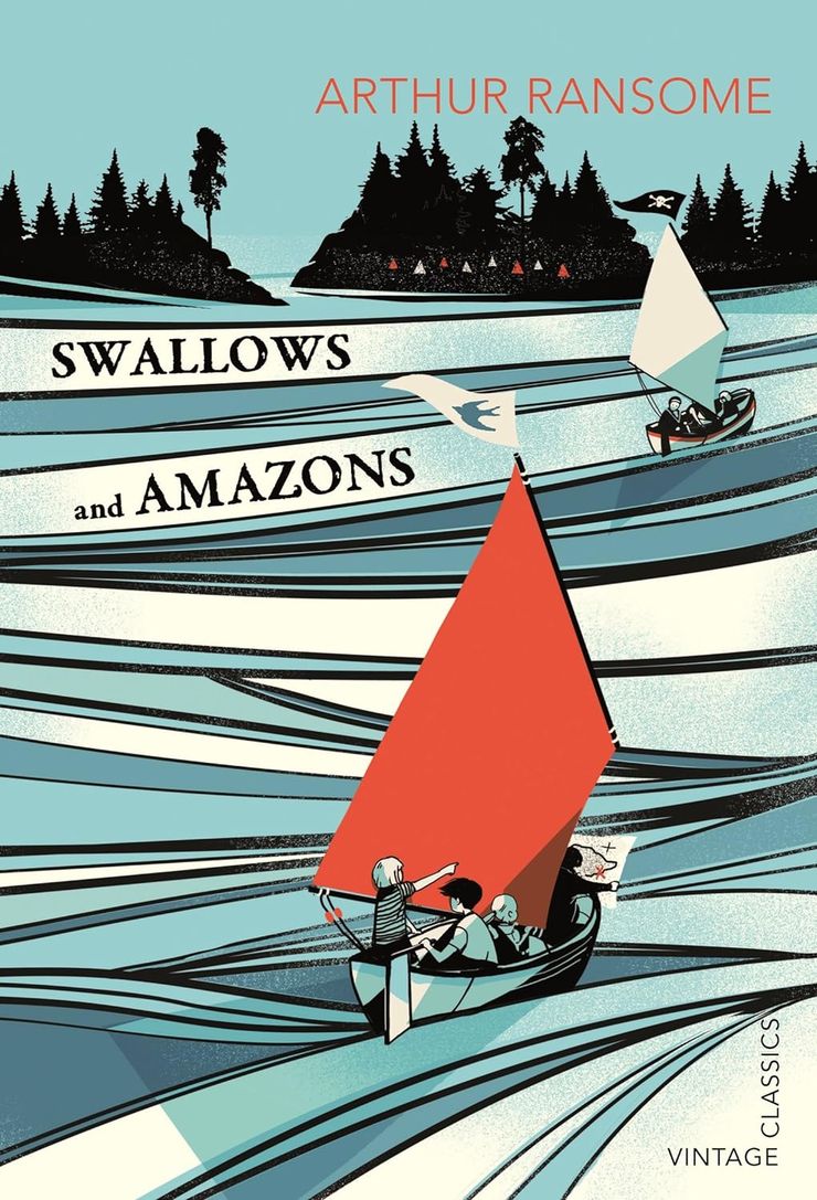 Book cover for Swallows and Amazons