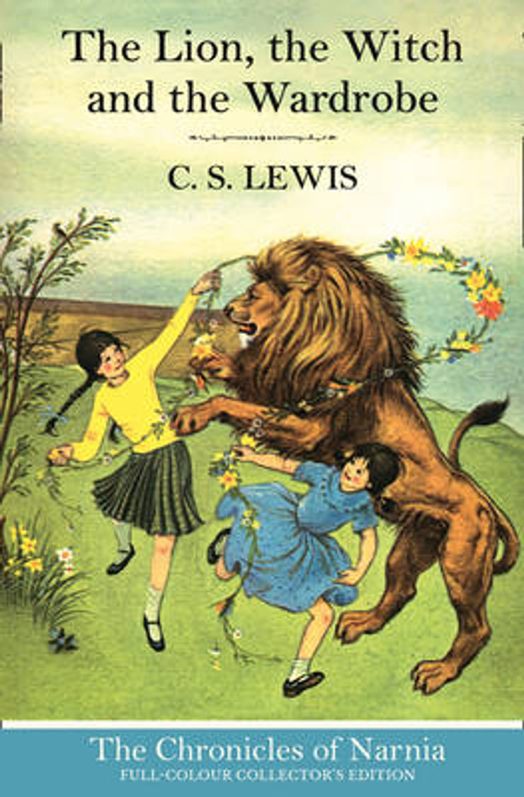 Book cover for The Lion, the Witch and the Wardrobe