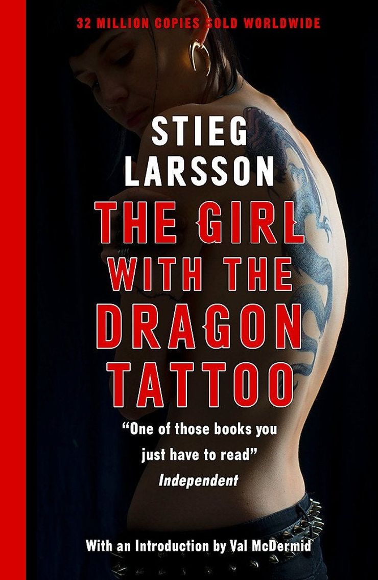 Book cover for The Girl With the Dragon Tattoo