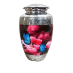 Engraved Glass Urn