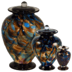 Hand-blown Glass Urns