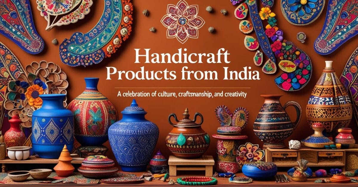 Handicraft Products from India: A Celebration of Culture, Craftsmanship, and Creativity