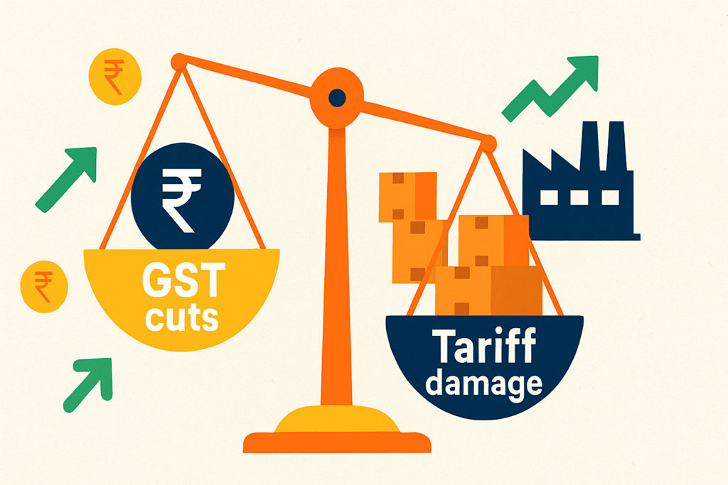 How effective are India's GST cuts and tax measures at offsetting tariff damage.