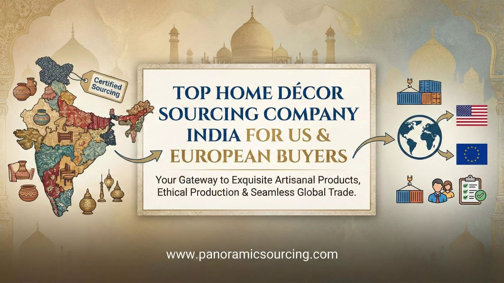 Top Home Décor Sourcing Company India for US & European Buyers