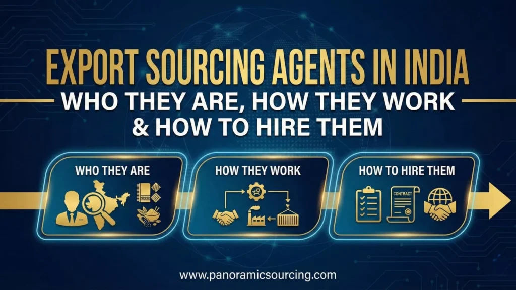 Export sourcing agent India