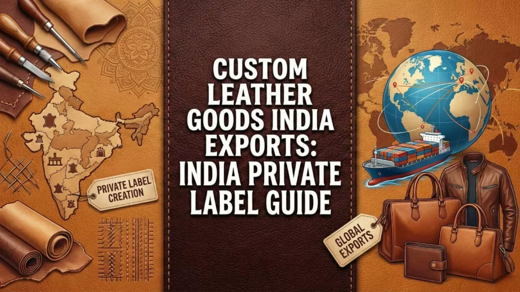 Custom leather goods India export
