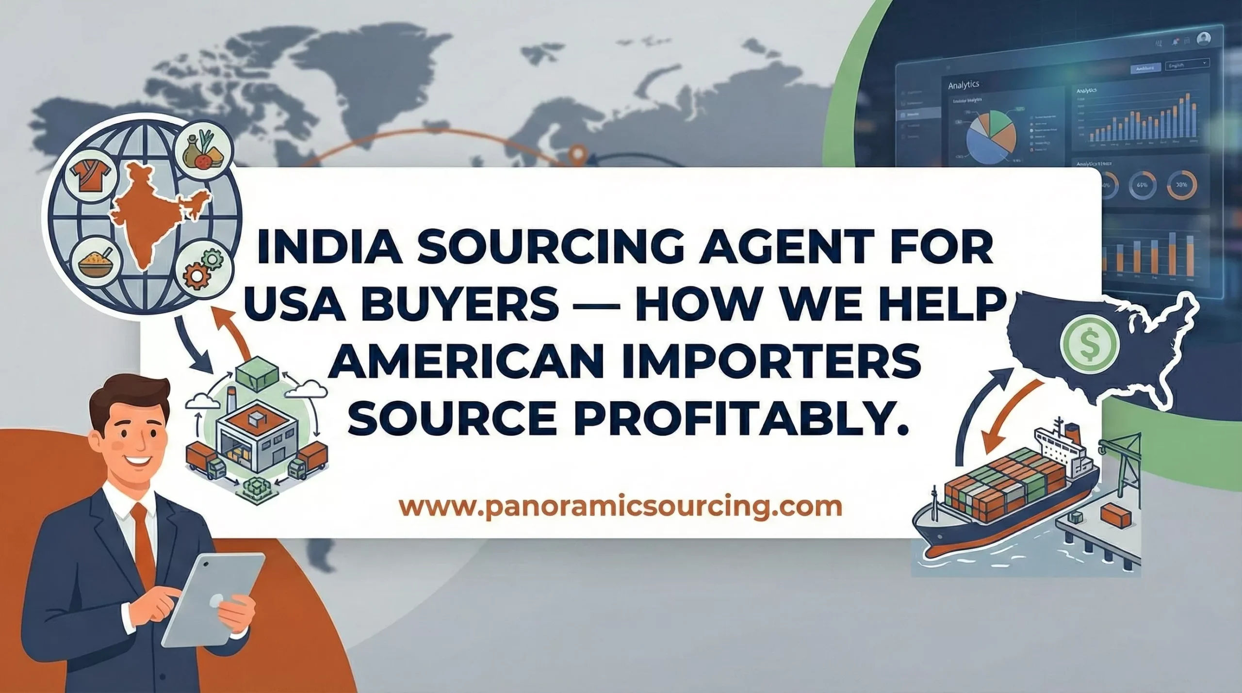 India Sourcing Agent for USA Buyers — How We Help American Importers Source Profitably