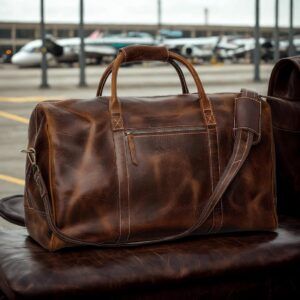 premium handcrafted leather goods manufactured in India
