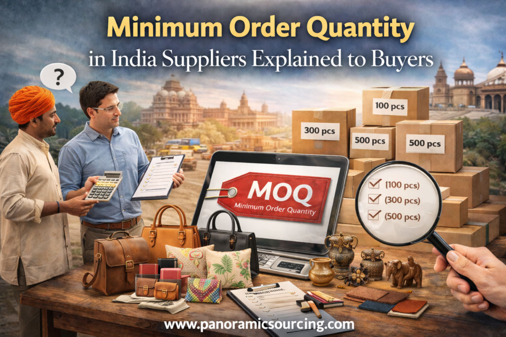 Minimum order quantity in India suppliers