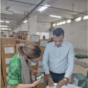 Quality control inspection in India sourcing warehouse