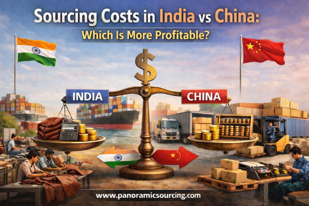 Sourcing costs in India vs China