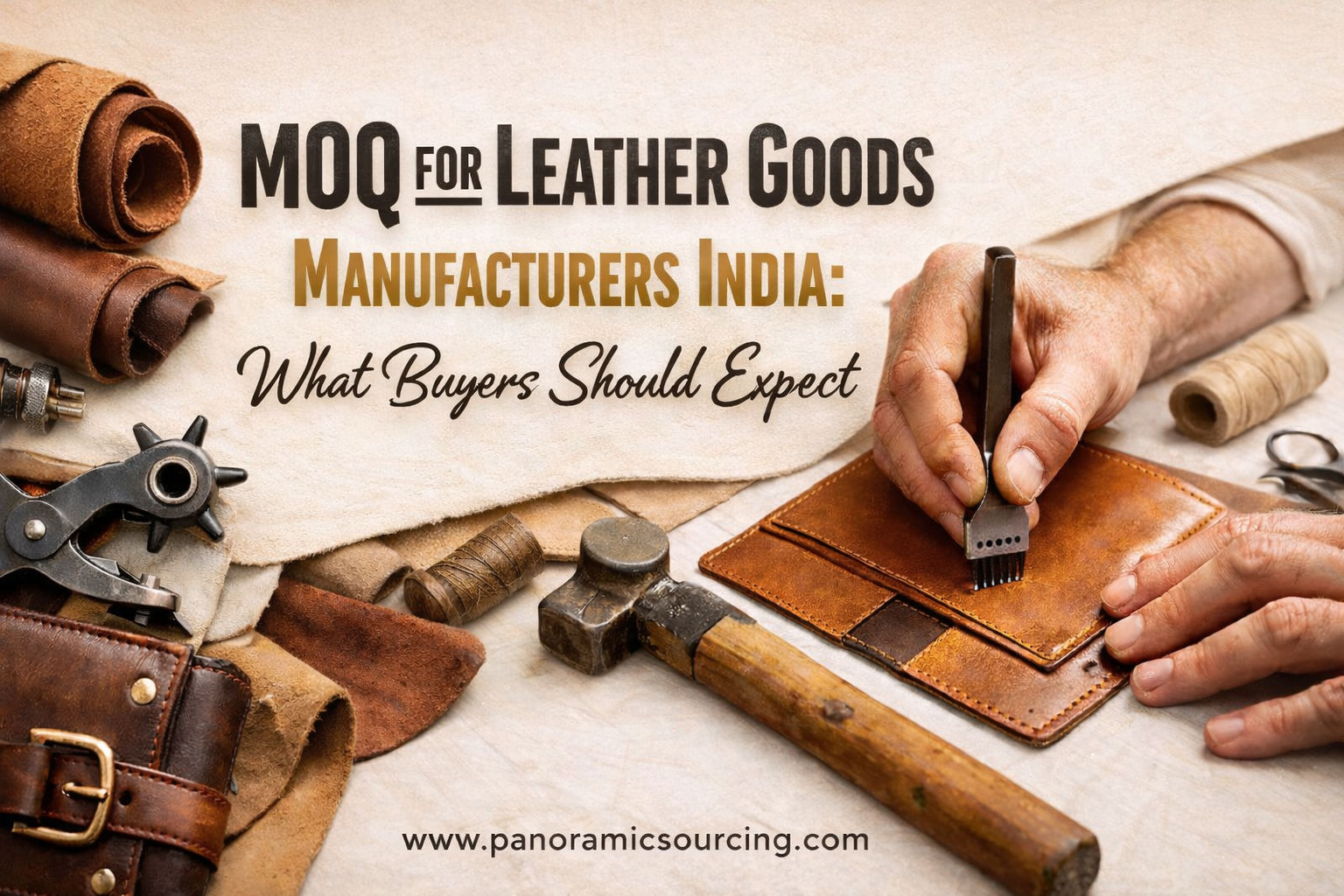 MOQ for Leather Goods Manufacturers India: What Buyers Should Expect