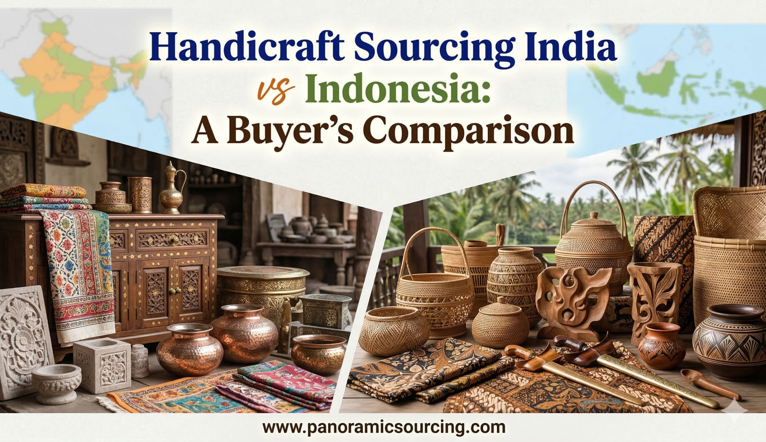 Handicraft Sourcing India vs Indonesia: A Buyer’s Comparison