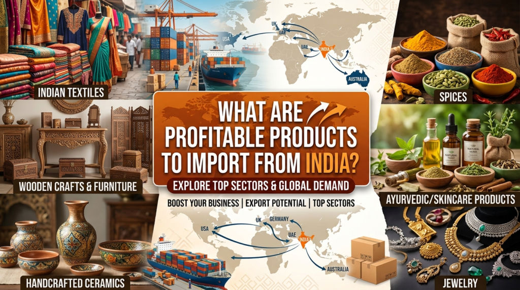 profitable products to import from India