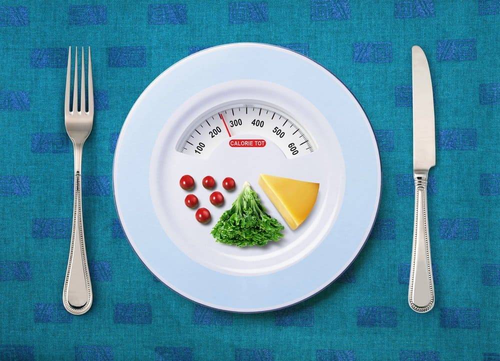 Calories counting concept - calories in every food