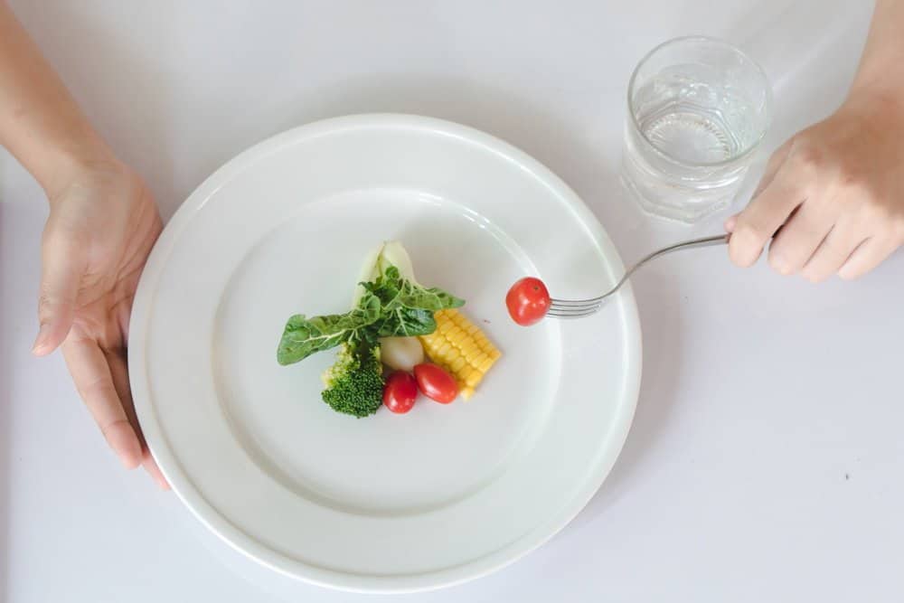 Eat less calories and eat healthy