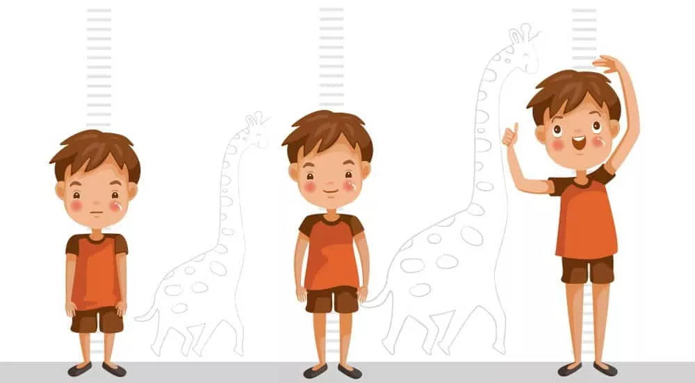 Height of child grow up