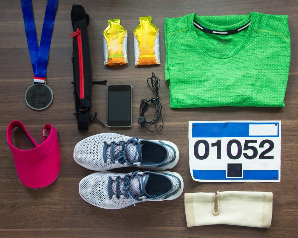 Top View of Running Gear - How to Start Running as a Beginners Top View of Running Gear - How to Start Running as a Beginners
