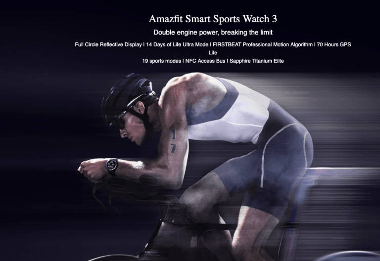 Amazfit Smart Sports Watch 3 features Amazfit Smart Sports Watch 3 features