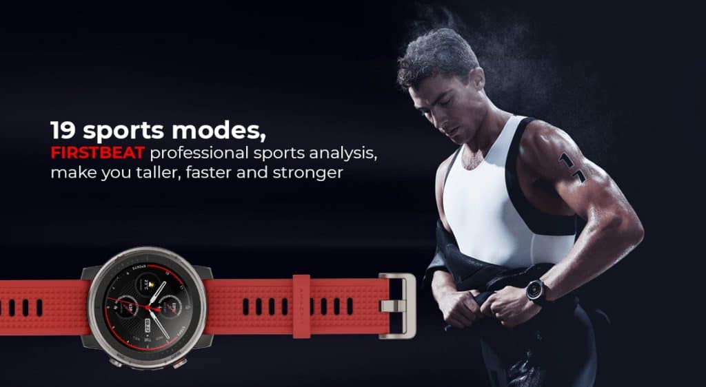 Amazfit Smart Sports Watch 3 offers 19 sports modes Amazfit Smart Sports Watch 3 offers 19 sports modes