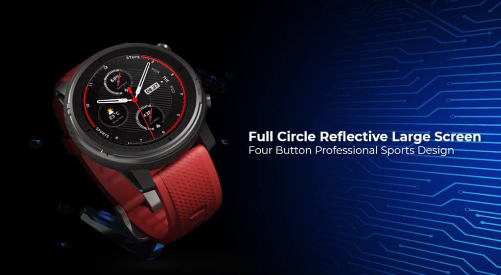 Amazfit Smart Sports Watch 3 offers reflective large screen Amazfit Smart Sports Watch 3 offers reflective large screen