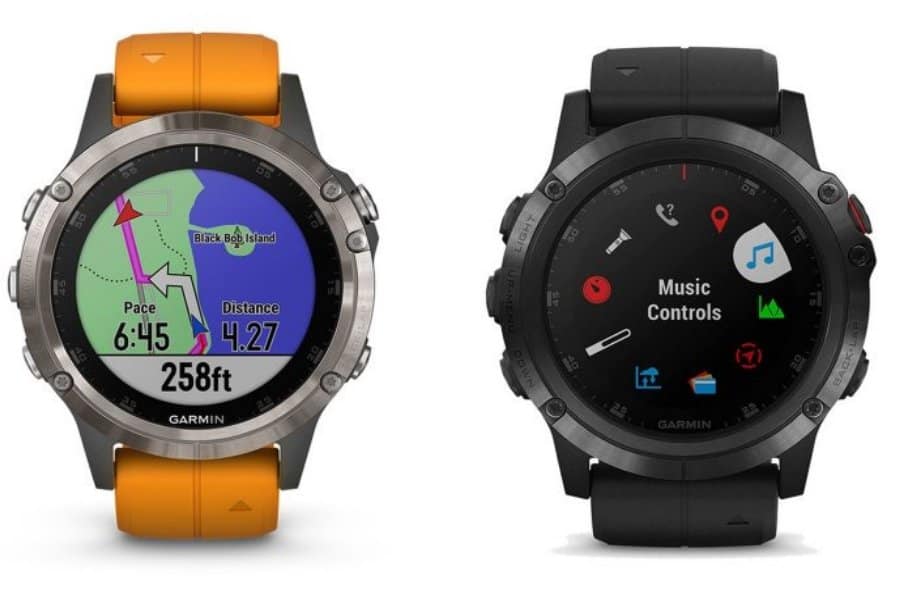 Garmin-Fenix-5s-5x-plus Comparison
