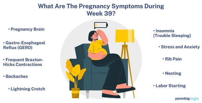 39 weeks pregnancy symptoms